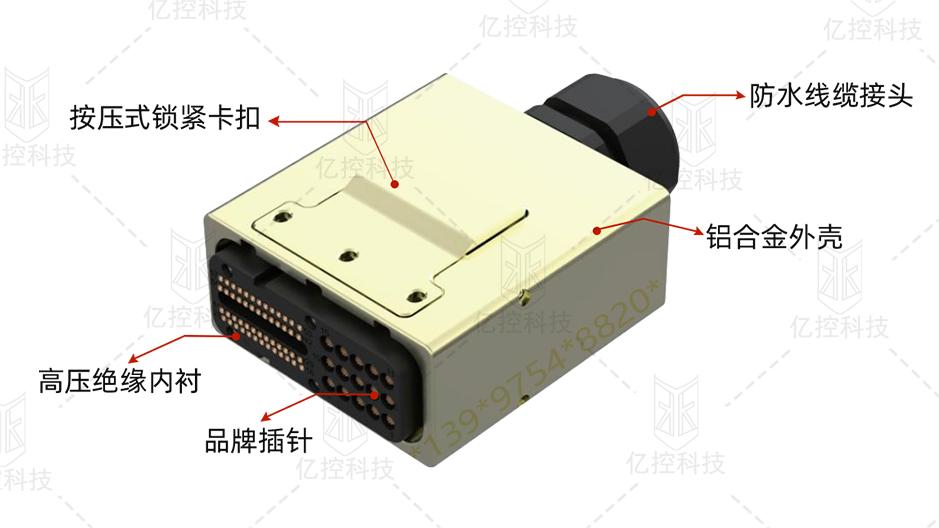 E10系列信號(hào)接口電測(cè)試連接器，應(yīng)用于新能源汽車(chē)的DCR測(cè)試和EOL測(cè)試